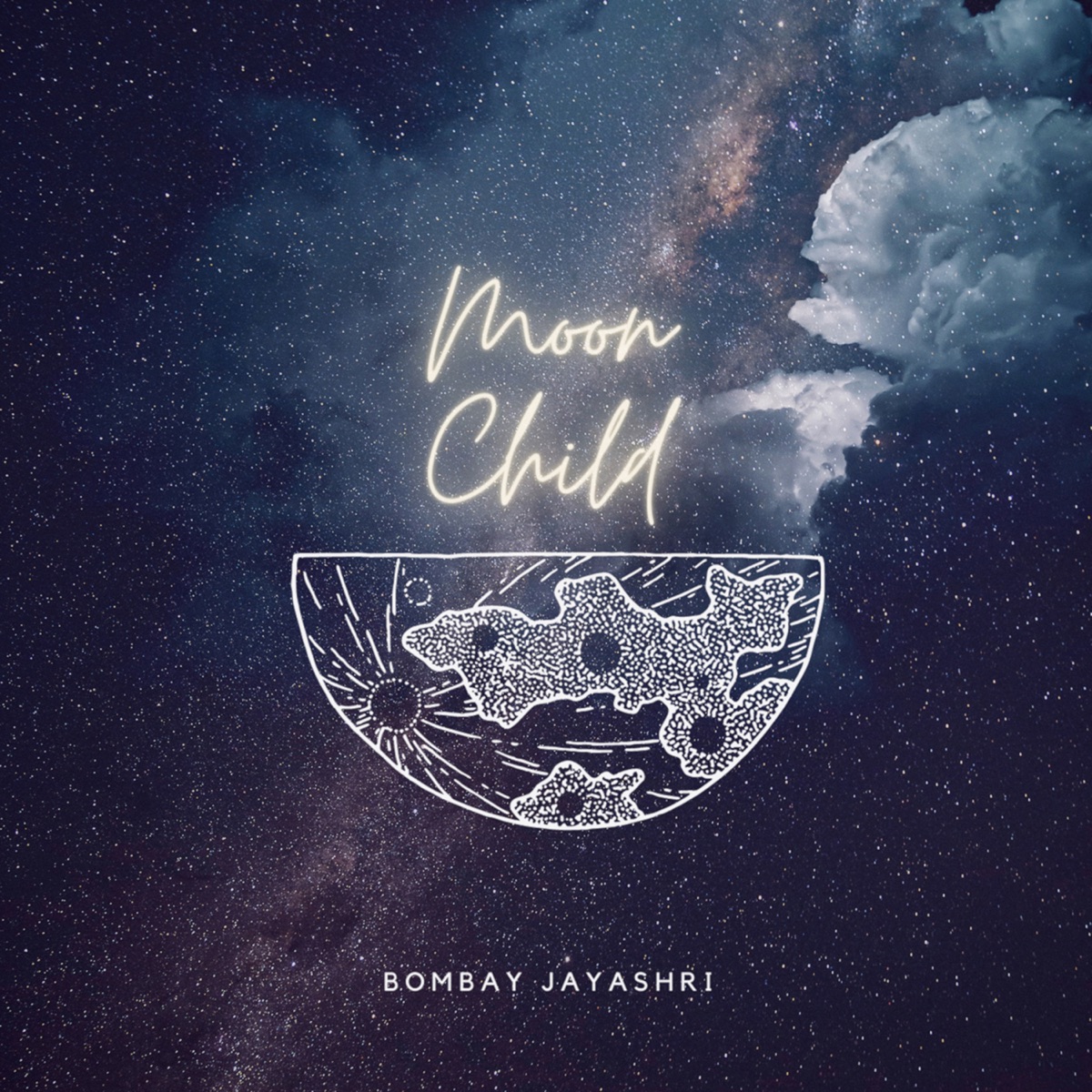 Moon Child by Amrit Ramnath, Prashanth Techno, Ramnath VP, Sabesh Subramaniam & Saurabh Joshi album cover
