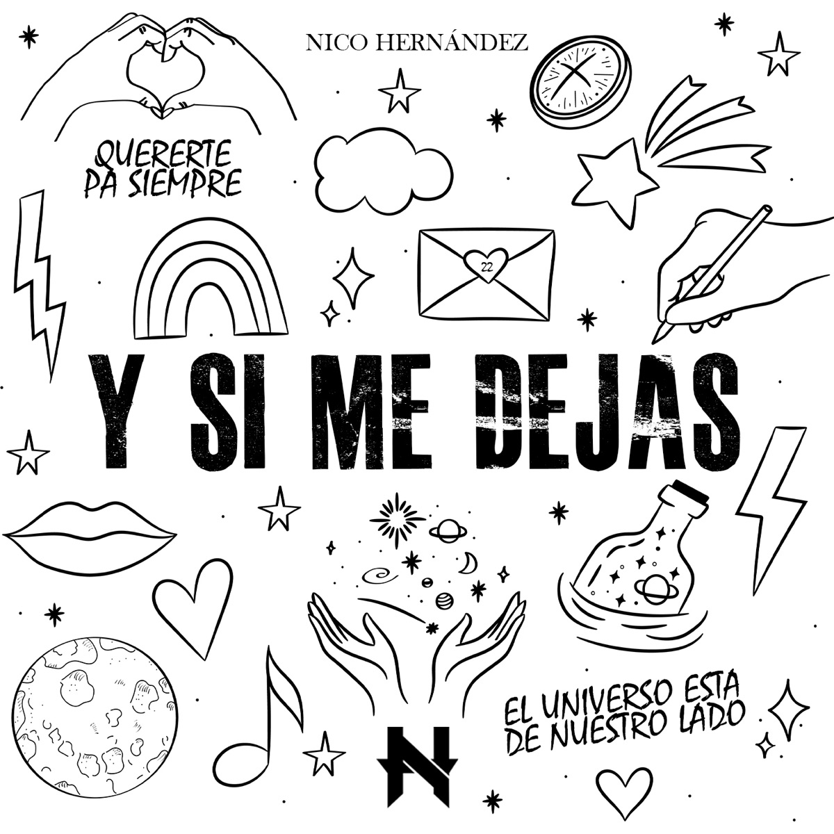 Y Si Me Dejas - Single by Nico Hernández album cover