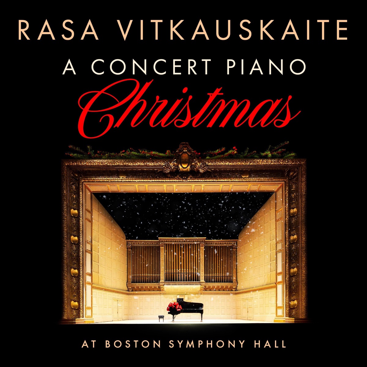 A Concert Piano Christmas at Boston Symphony Hall by Rasa Vitkauskaite album cover