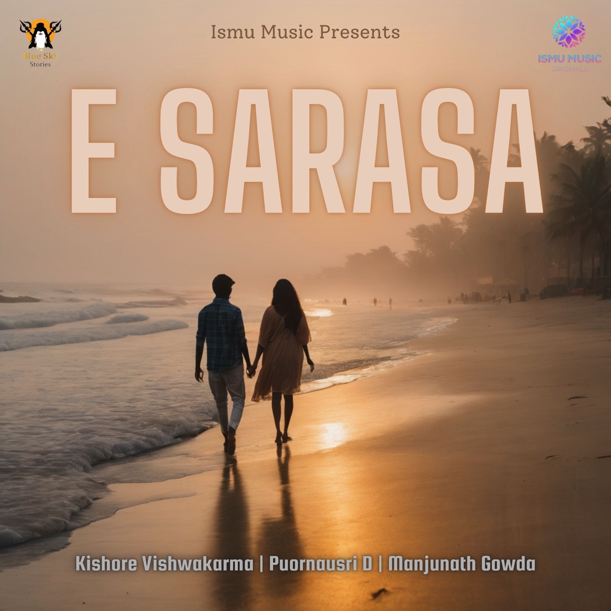 E Sarasa - Single by Kishore Vishwakarma, Puornausri D & Manjunath Gowda album cover