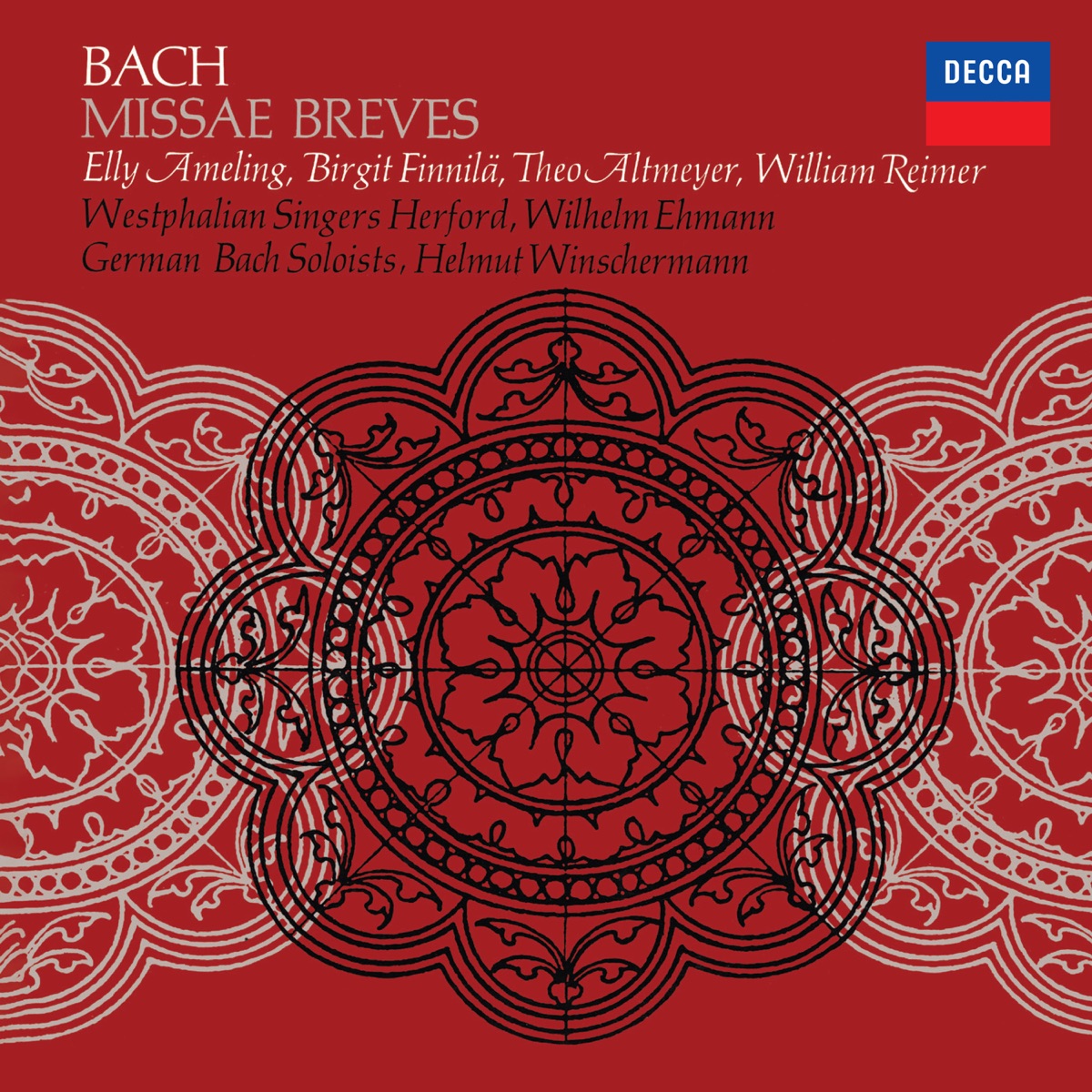 J.S. Bach: Mass in G Minor, BWV 235 (Elly Ameling – The Bach Edition, Vol. 7) by Elly Ameling, Birgit Finnilä, Theo Altmeyer, William Reimer, Westfalische Kantorei, Herford, Deutsche Bachsolisten & Helmut Winschermann album cover