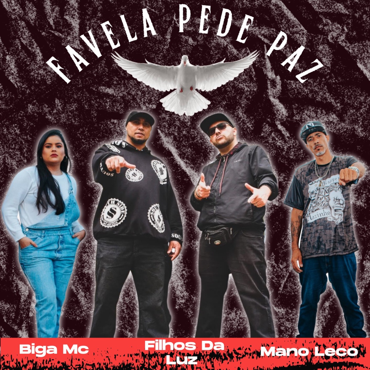 Favela Pede Paz - Single by Filhos da Luz, Mano Leco & Biga MC album cover