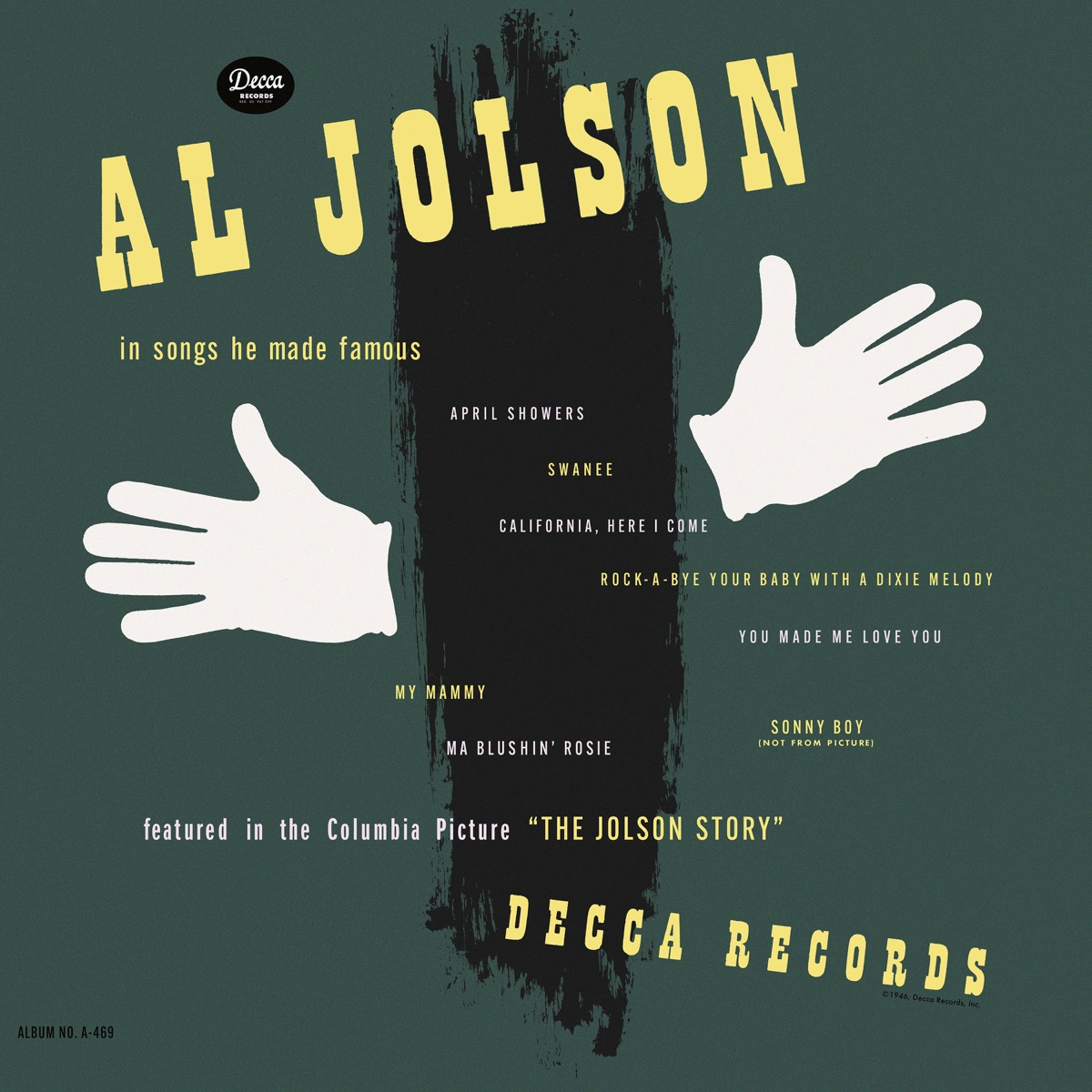 In Songs He Made Famous by Al Jolson album cover