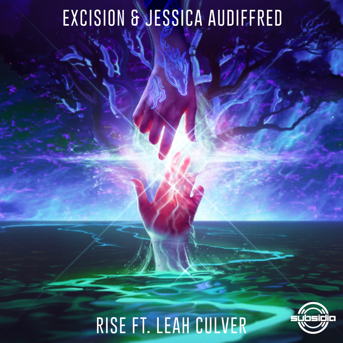 Rise (feat. Leah Culver) - Single by Excision & Jessica Audiffred album cover