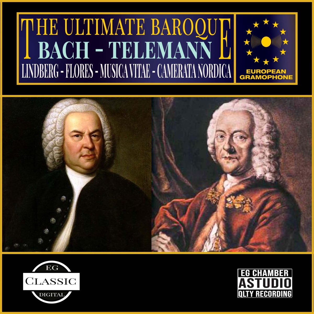 The Ultimate Baroque by Georg Philipp Telemann, Christian Lindberg, Musica Vitae & Camerata Nordica album cover