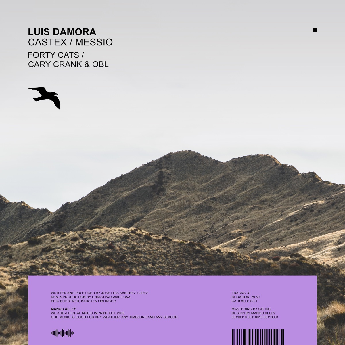 Castex / Messio - EP by Luis Damora, Forty Cats & Cary Crank album cover