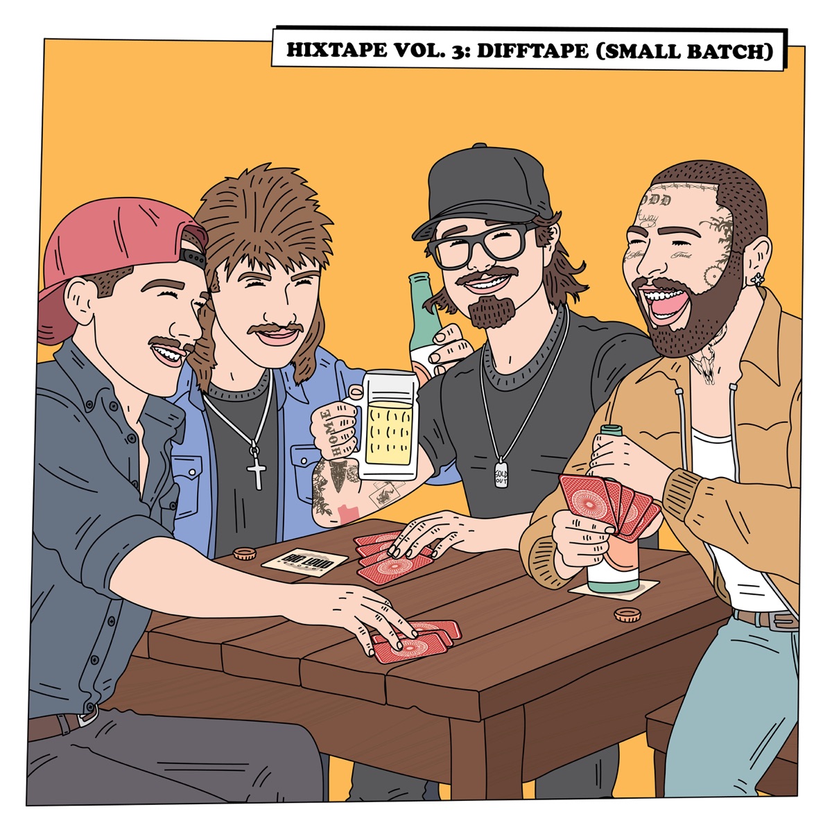 HIXTAPE, Vol. 3: DIFFTAPE (Small Batch) - Single by HIXTAPE & Joe Diffie album cover