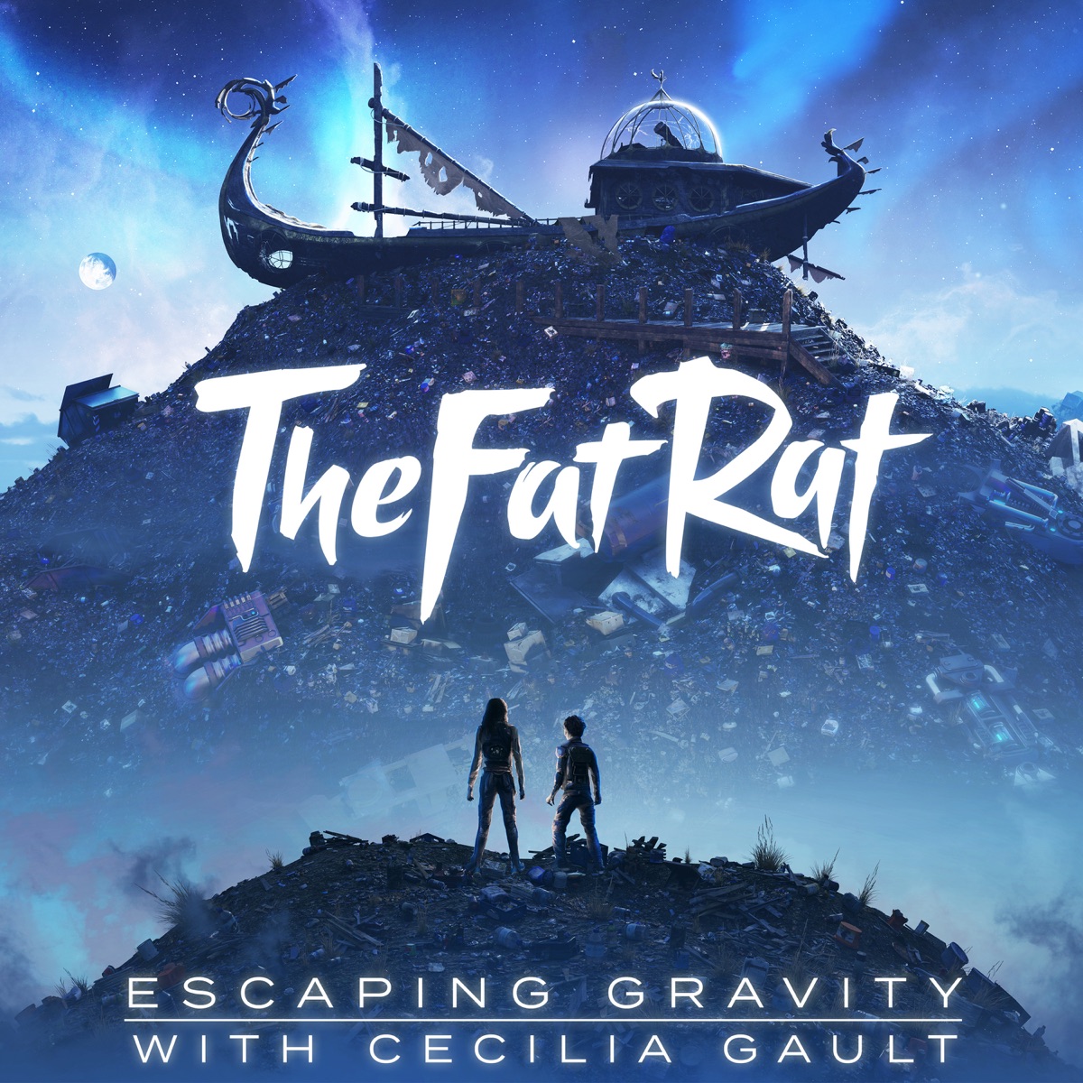 Escaping Gravity - Single by TheFatRat & Cecilia Gault album cover