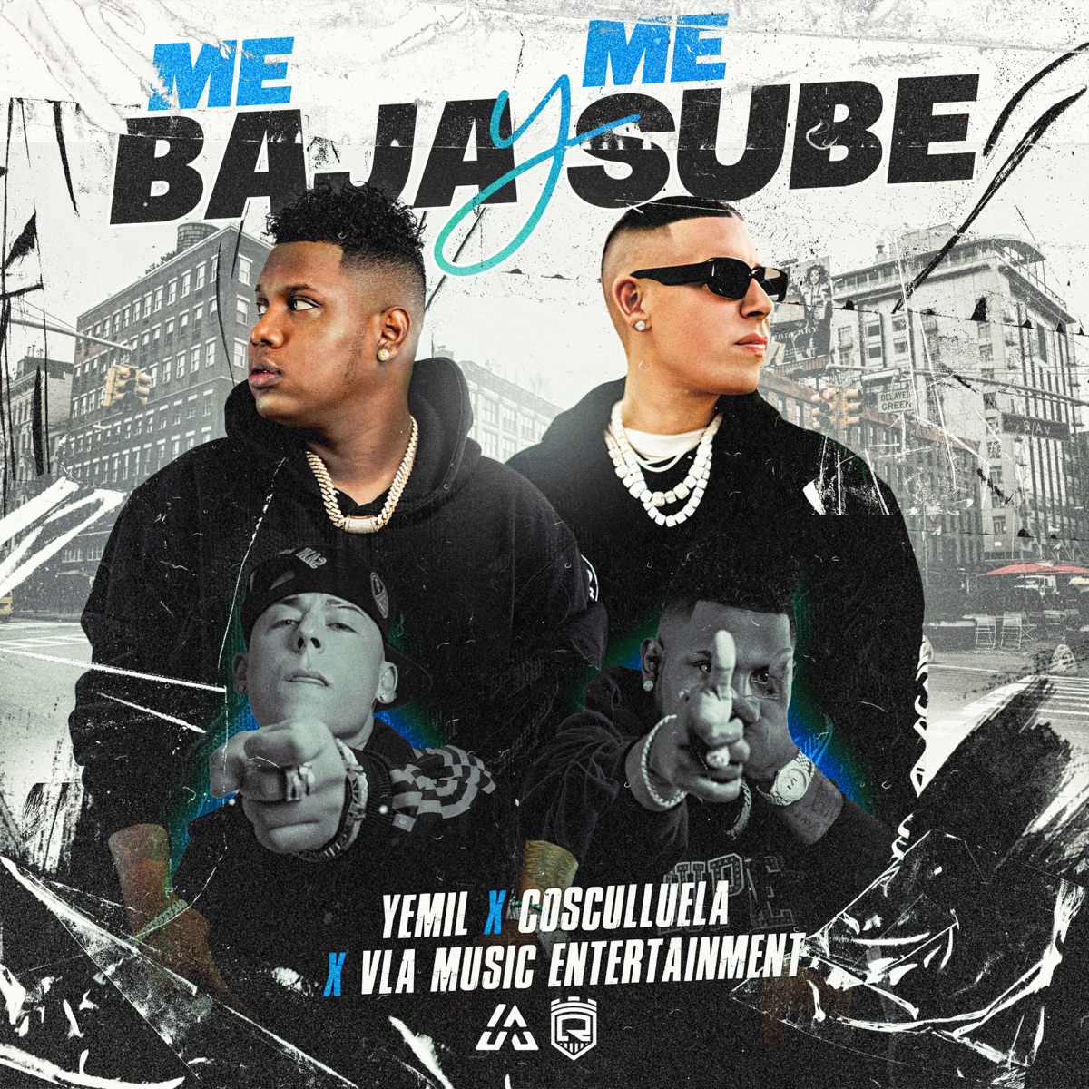Me Baja Me Sube - Single by Yemil, Cosculluela & VLA Music Entertainment album cover