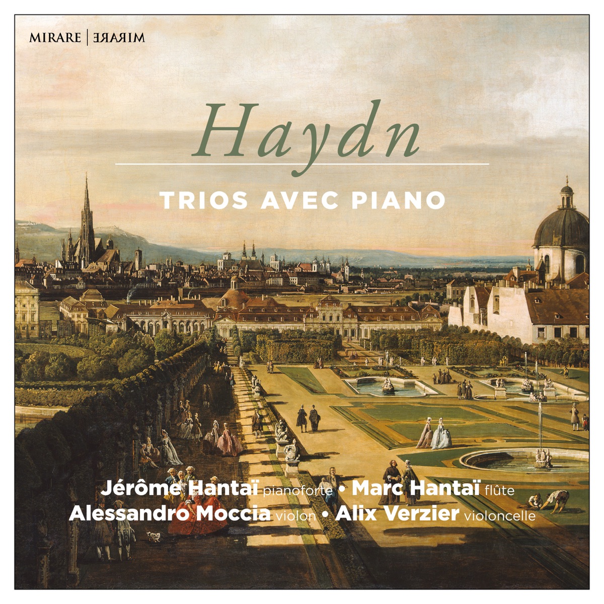 Haydn: Trios avec piano by Jérôme Hantaï, Marc Hantaï, Alessandro Moccia & Alix Verzier album cover