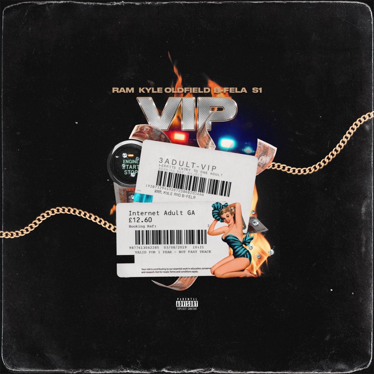 VIP (feat. S1, Ram & B-Fela) - Single by Kyle Oldfield album cover