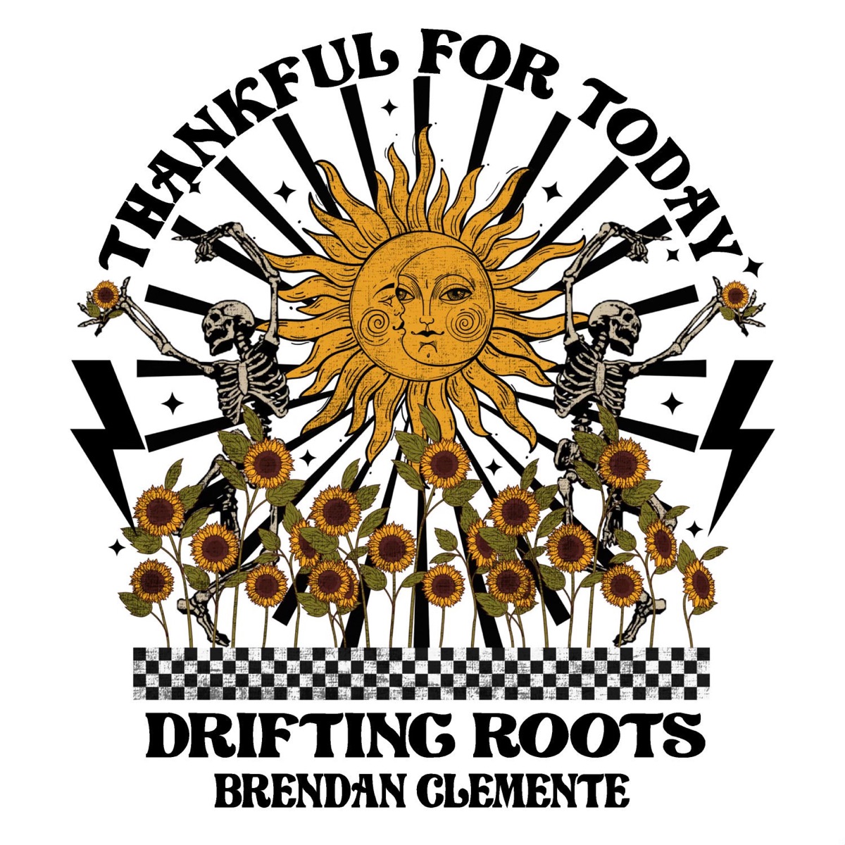 Thankful For Today - Single by Drifting Roots & Brendan Clemente album cover