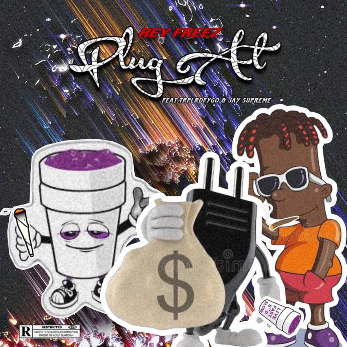 Plug At - Single by Rey Freez album cover
