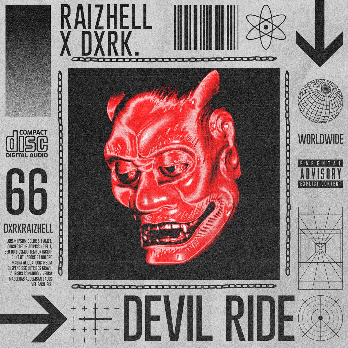 Devil Ride - Single by RAIZHELL & Dxrk ダーク album cover