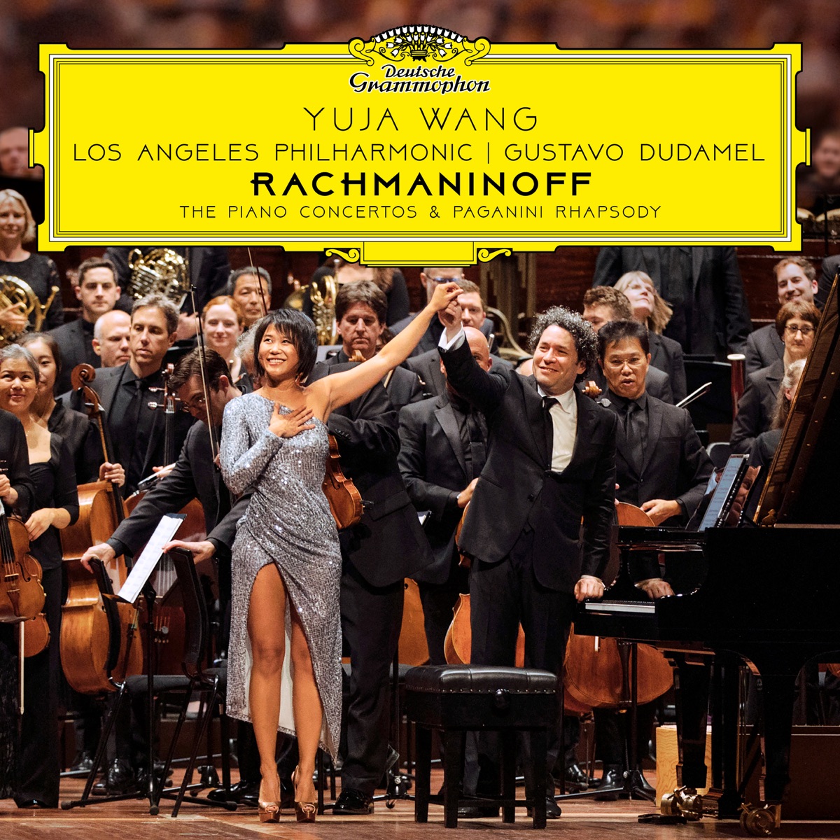 Rachmaninoff: The Piano Concertos & Paganini Rhapsody by Yuja Wang, Los Angeles Philharmonic & Gustavo Dudamel album cover