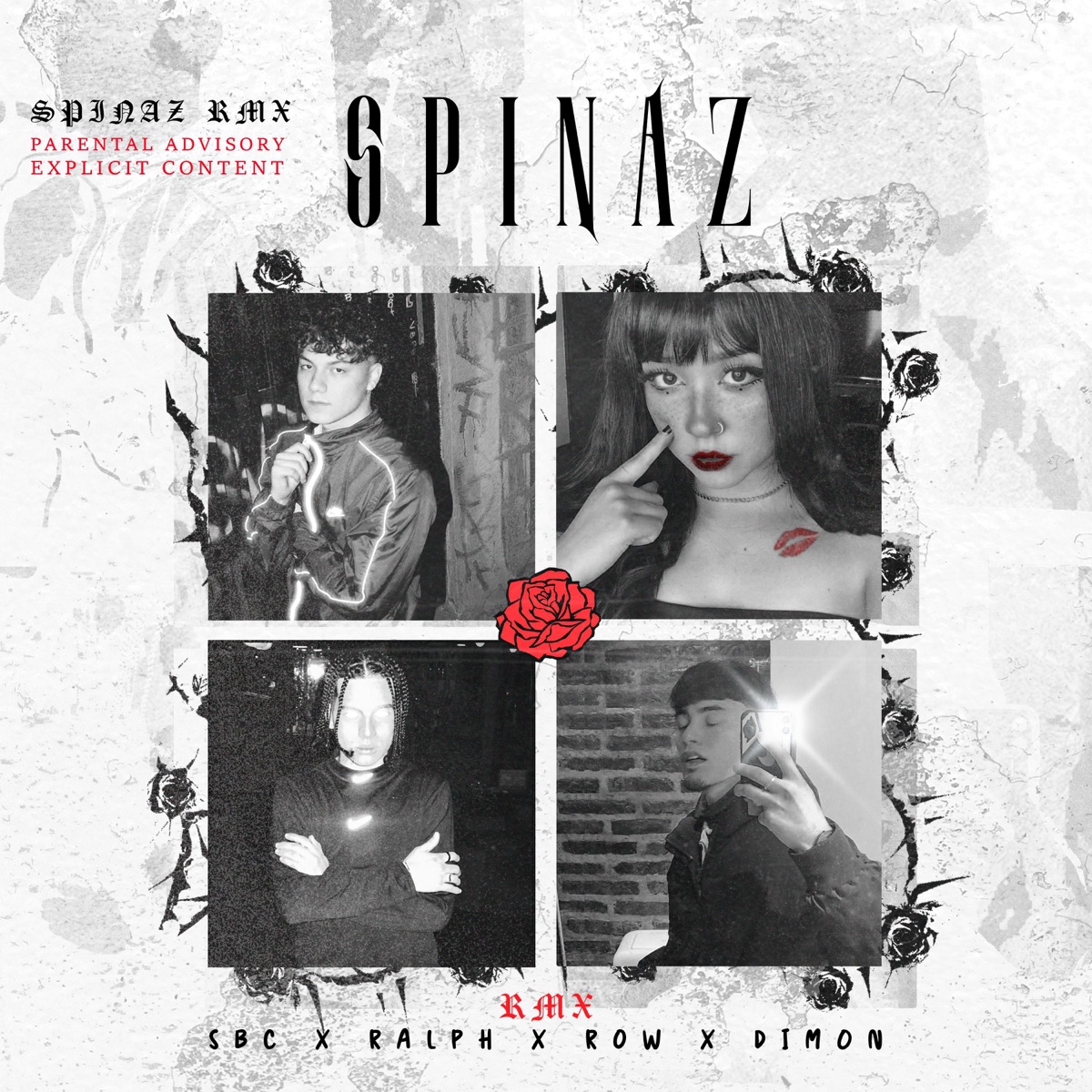 Spinaz RMX (feat. Ralph, Row & DIM0N) - Single by Sbc album cover