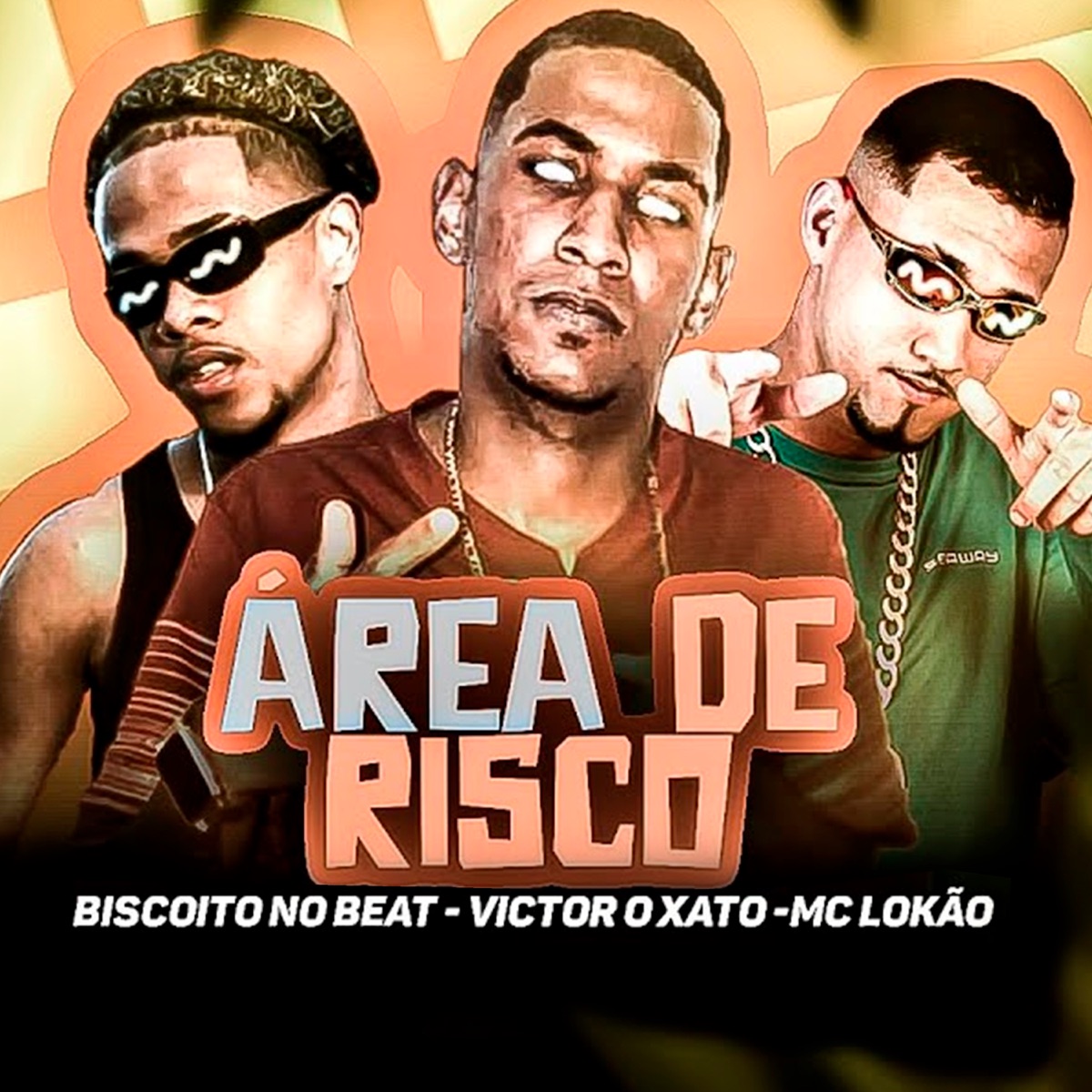 Aréa de Risco - Single by Victor Oxato, Mc Lokão & Biscoito no Beat album cover