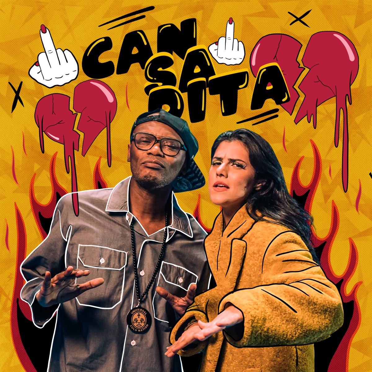 Cansadita (feat. Rappin Hood) - Single by Nat Guareschi album cover