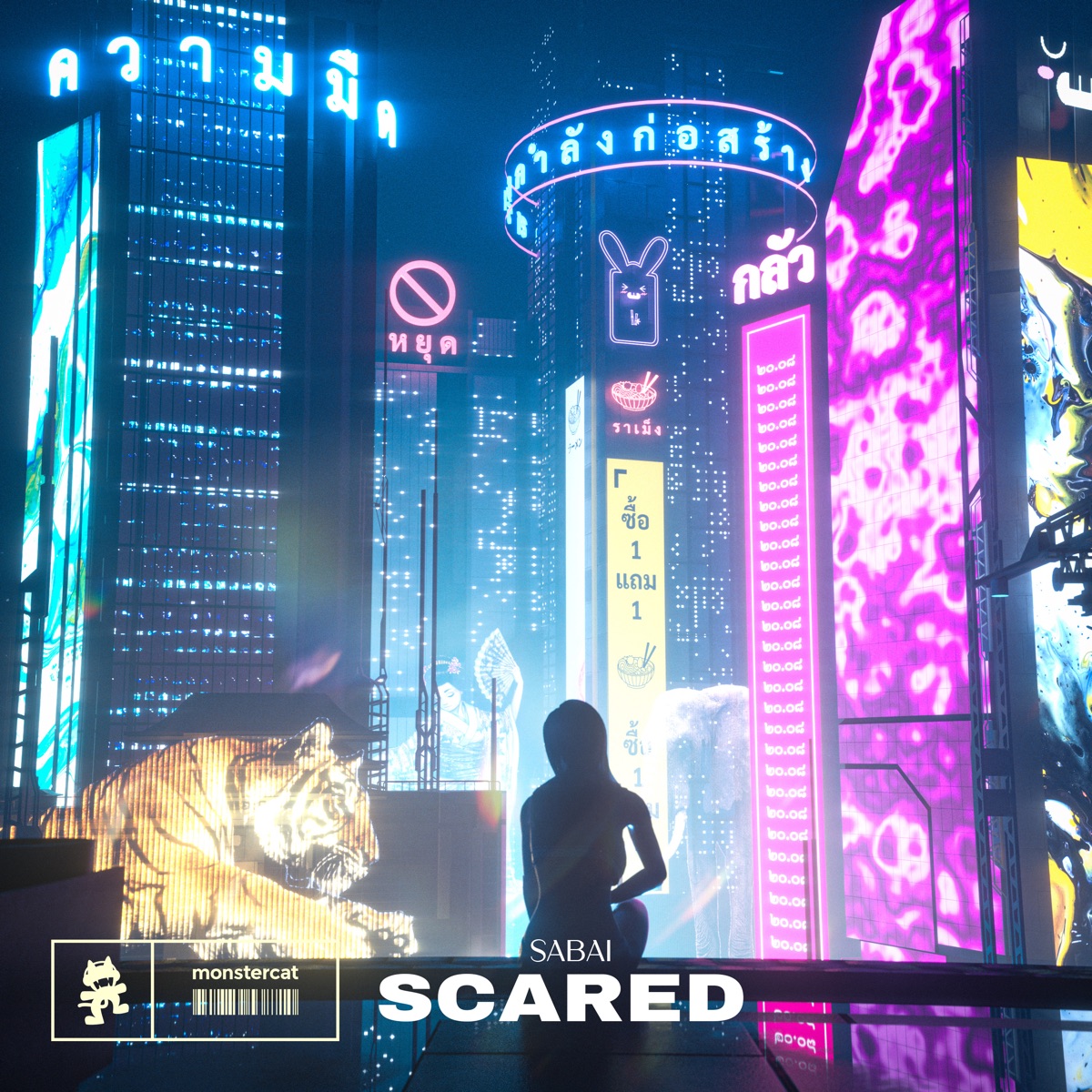 Scared (feat. Claire Ridgely) - Single by SABAI album cover