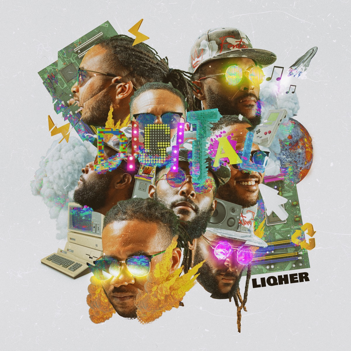 Digital - Single by LIQHER, HDQTRS & Teezy Fontaine album cover