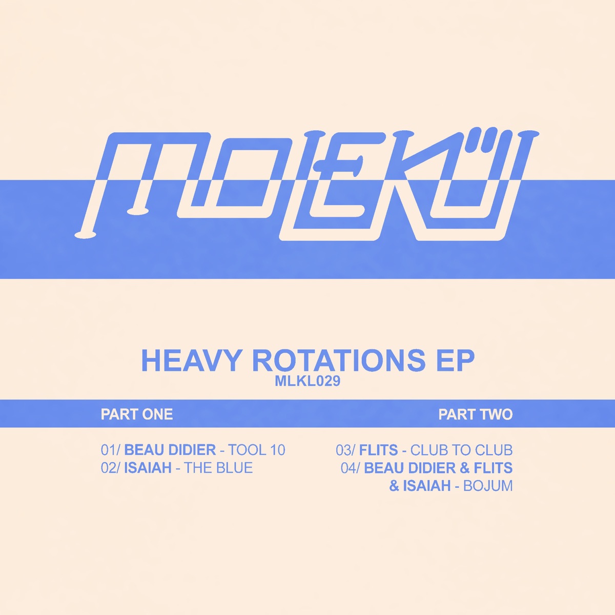 Heavy Rotations - EP by Beau Didier, Isaiah Firebrace & Flits album cover
