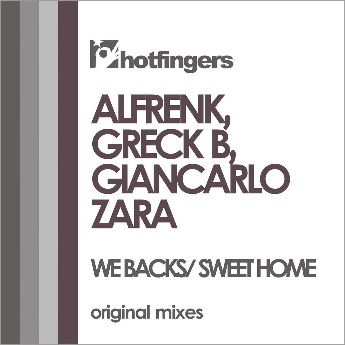 We Backs / Sweet Home - Single by Alfrenk, Greck B. & Giancarlo Zara album cover