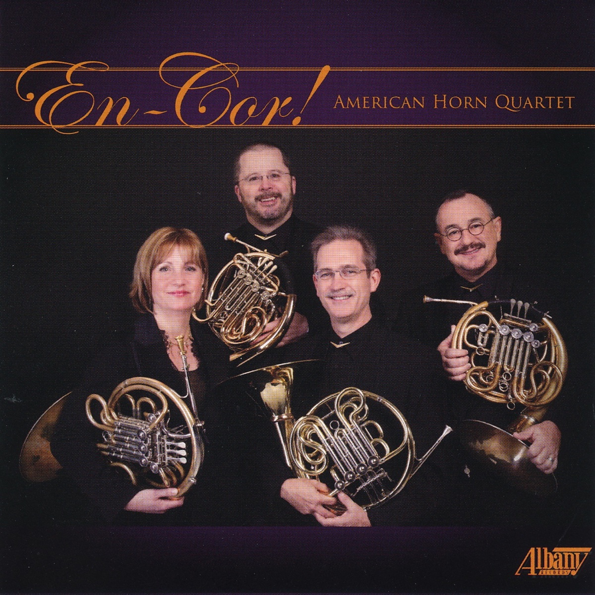 En-Cor! - American Horn Quartet by American Horn Quartet, Steve Schaughency & Peter Dahlstrom album cover