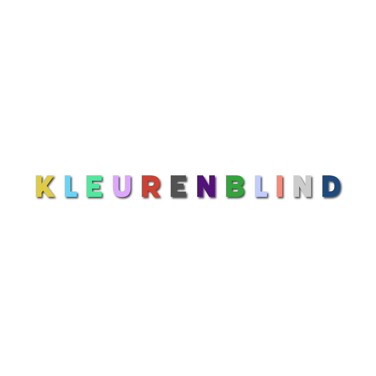 Kleurenblind - Single by Abtin Salem album cover