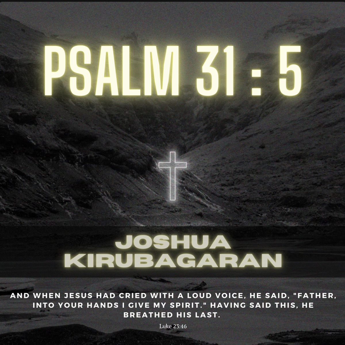 Psalm 31 5 - EP by Joshua Kirubagaran album cover