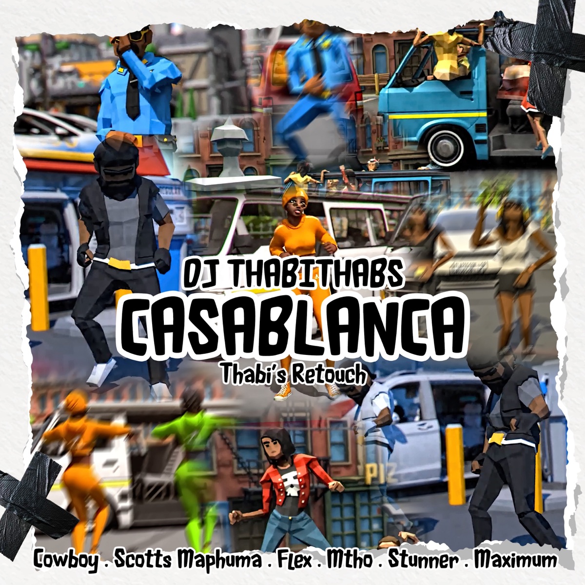 Casablanca (Thabi's Retouch) [feat. CowBoii, Scotts Maphuma, Flex o Russ, Maximum, Stunner & Mtho] - Single by DJ Thabithabs album cover