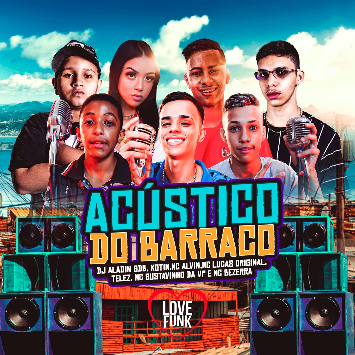 Acustico do Barraco (feat. MC Gustavinho da VP, Dj Aladin GDB, MC Lucas Original & Telez) - Single by MC Alvin, MC Bezerra & Kotim album cover
