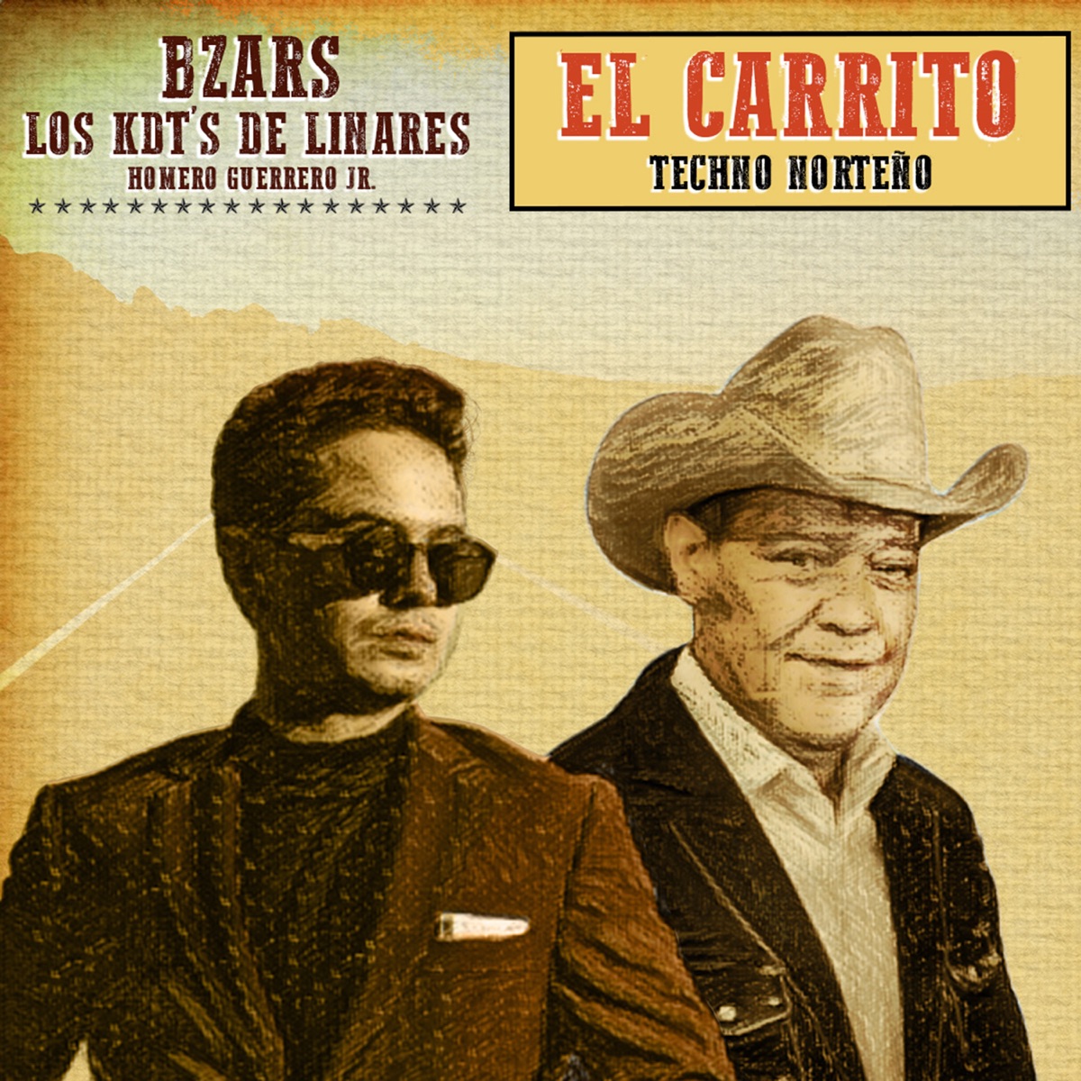 El Carrito - Single by Bzars, Los Cadetes De Linares & Homero Guerrero Jr. Y Los KDT´s De Linares album cover