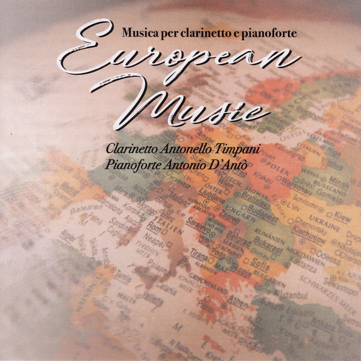 European Music (Clarinet & Piano) by Antonello Timpani & Antonio D'Antò album cover