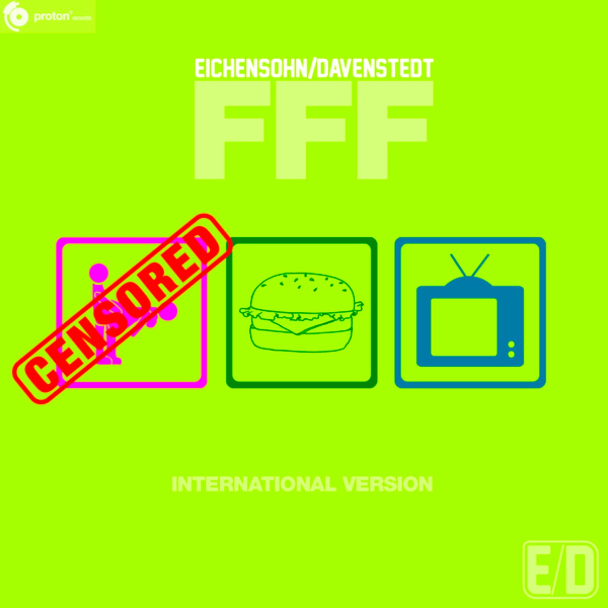 FFF (censored Version) - Single by Eichensohn & Davenstedt album cover