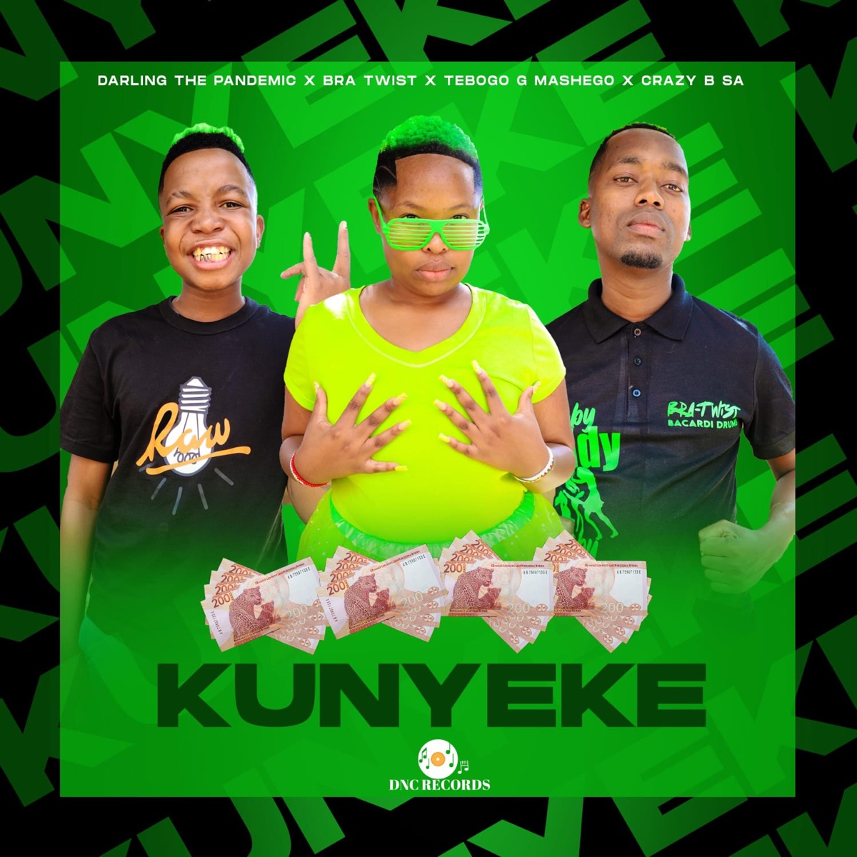 KUNYEKE - Single by Tebogo G Mashego & Darling The Pandemic album cover