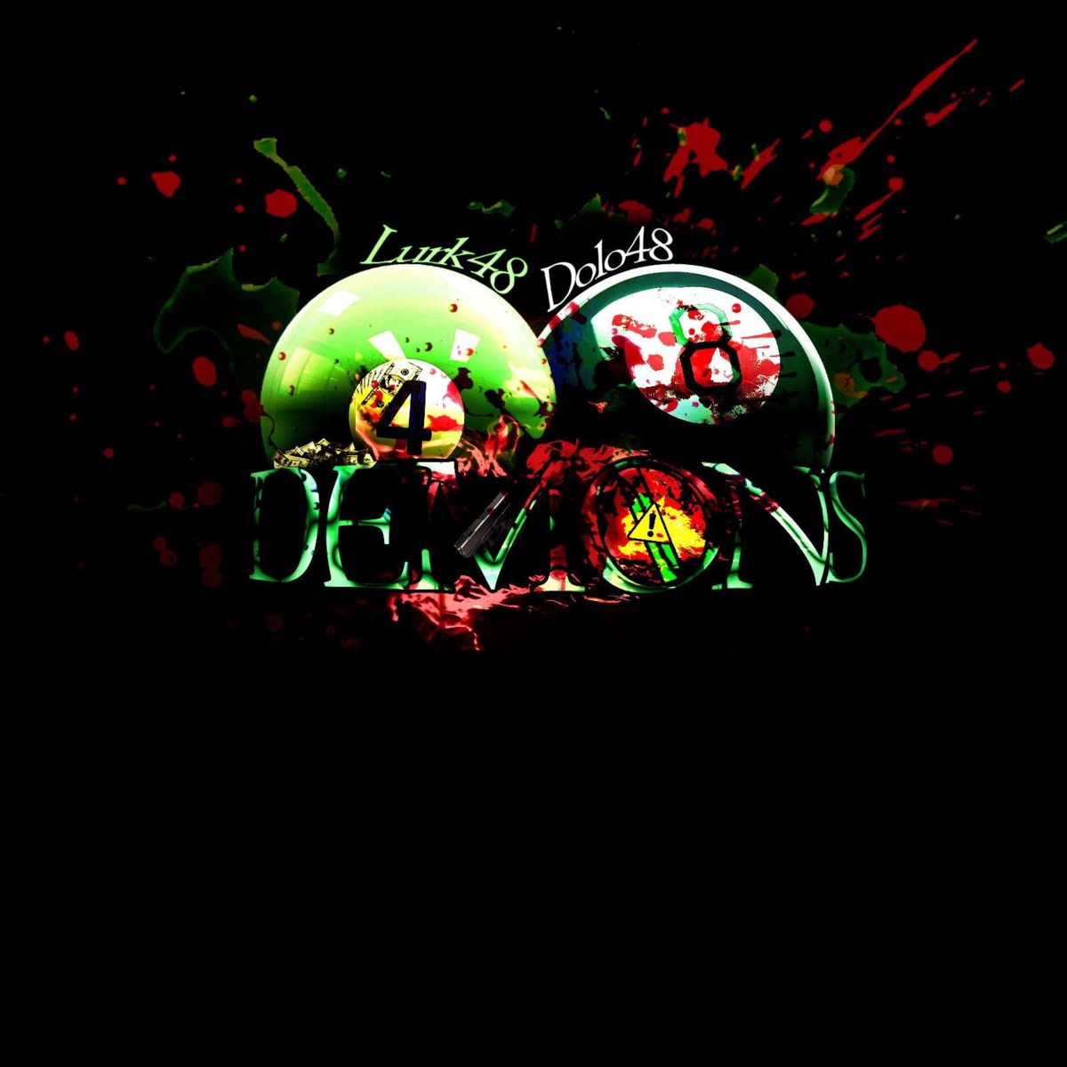 48 Demons (feat. Dolo48) - Single by Lurk48 album cover