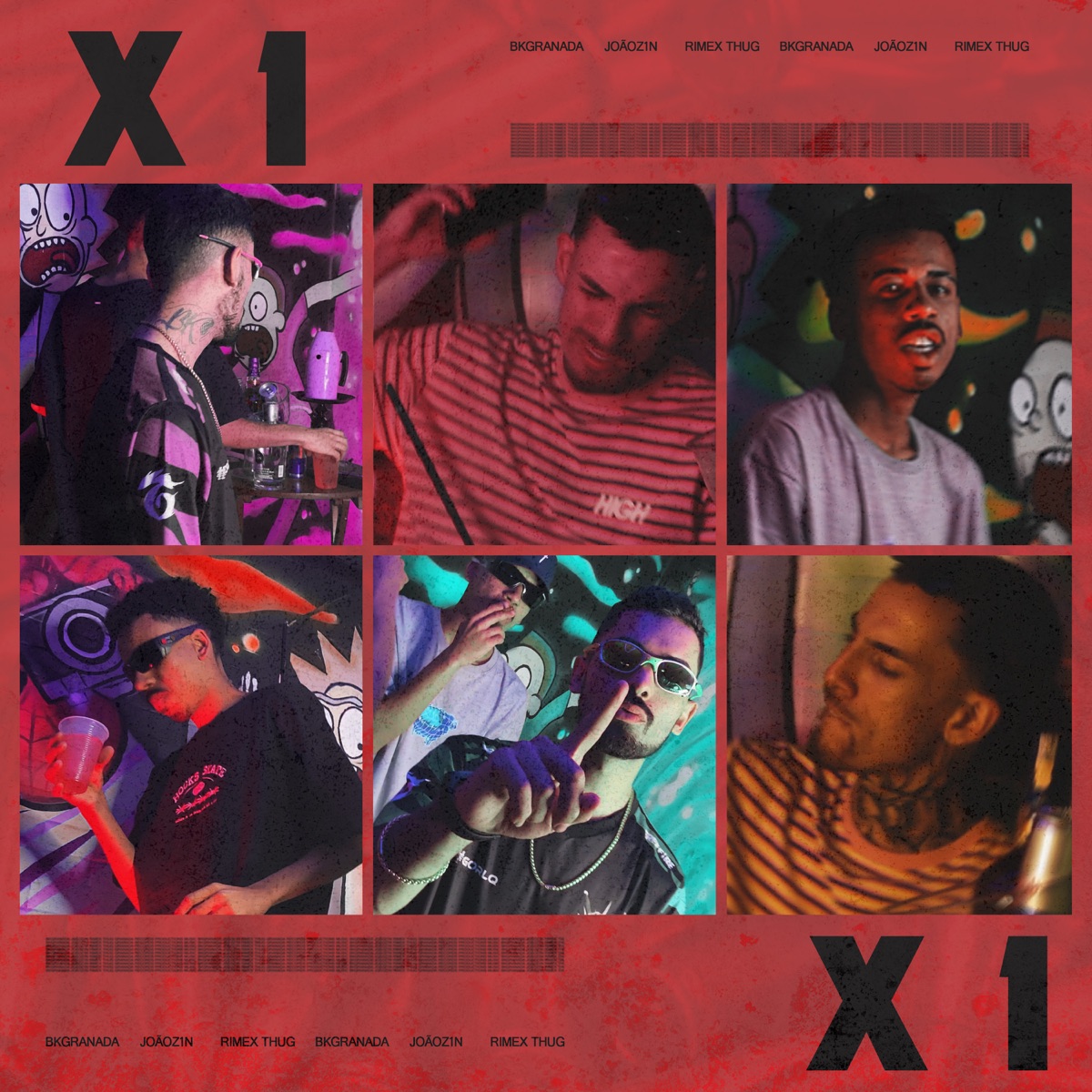 X1 (feat. Joãoz1n & Rimex Thug) - Single by BkGranada album cover