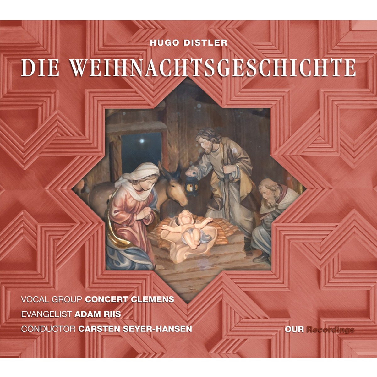 Distler: Die Weihnachtsgeschichte, Op. 10 by Vocal Group Concert Clemens, Adam Riis & Carsten Seyer-Hansen album cover