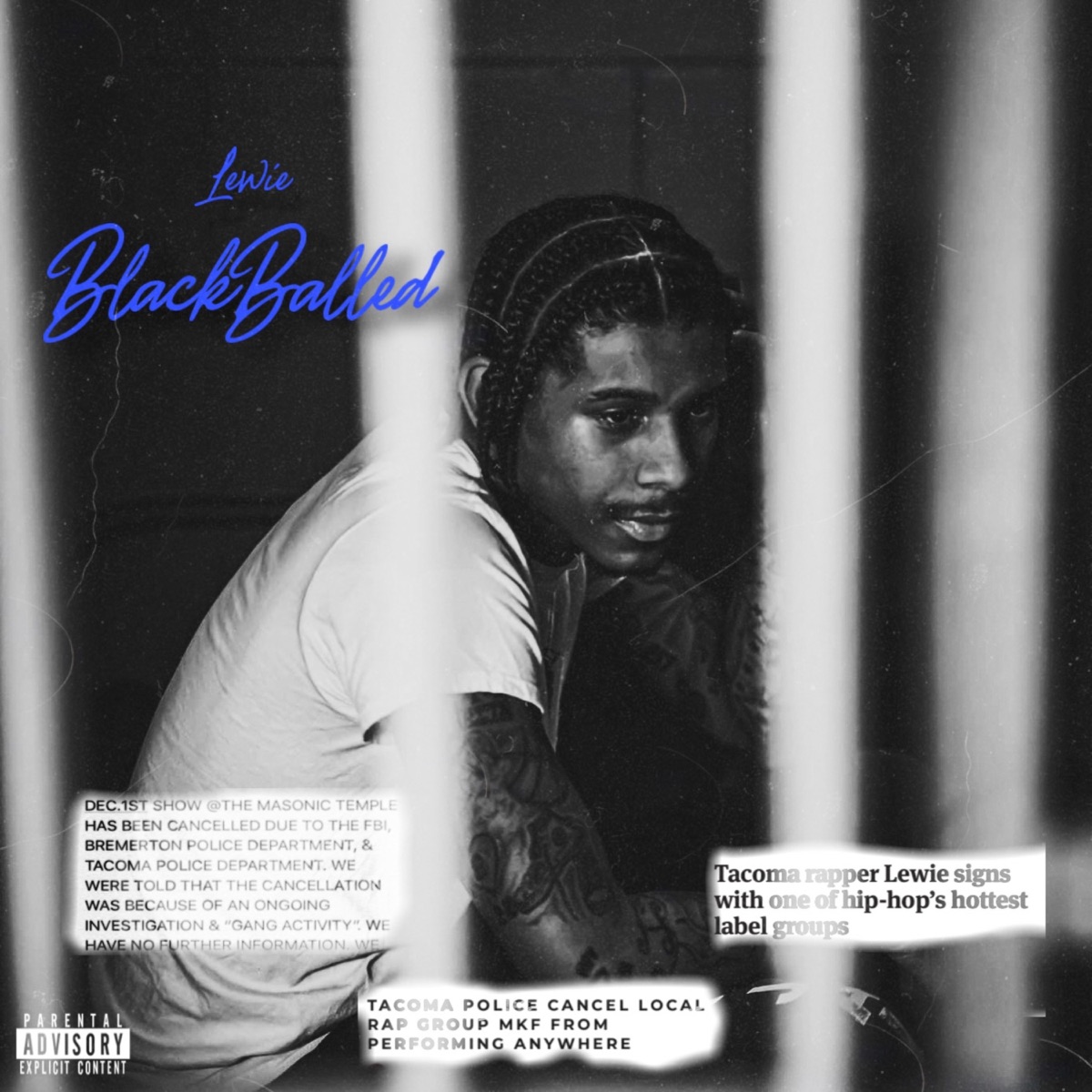 Blackballed - Single by Lewie album cover