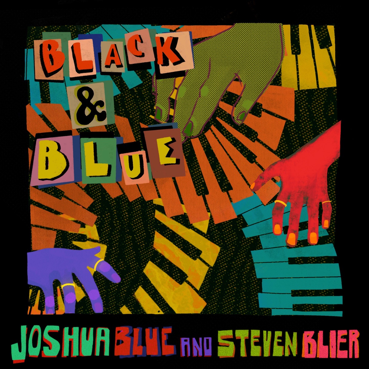 Black and Blue by New York Festival Of Song, Joshua Blue & Steven Blier album cover