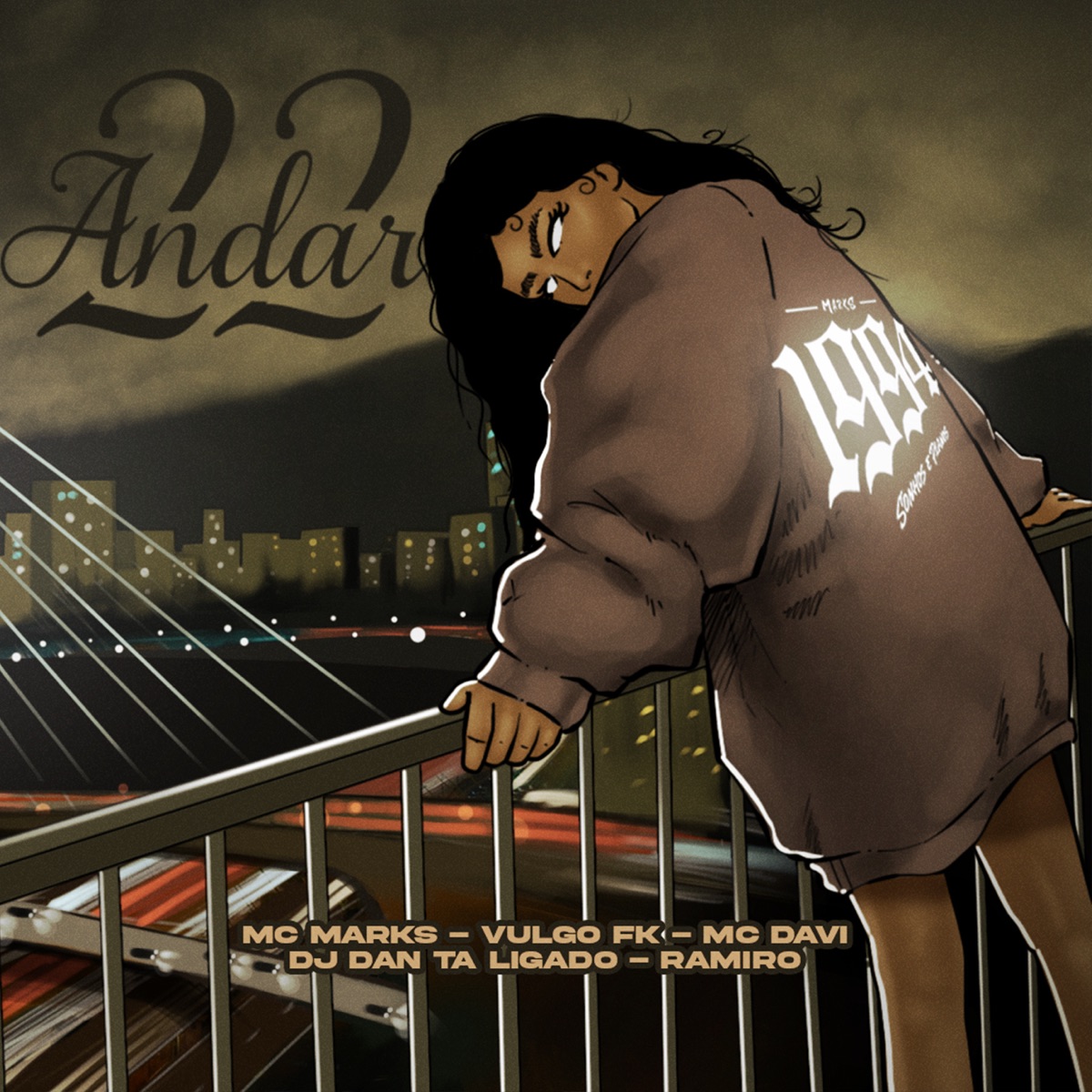 22° Andar - Single by MC Marks, Vulgo FK & MC Davi album cover
