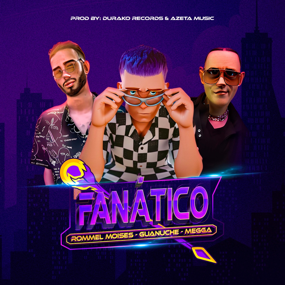 Fanatico (feat. Durako & Patricio Azeta) - Single by Guanuche, Megga & Rommel Moises album cover