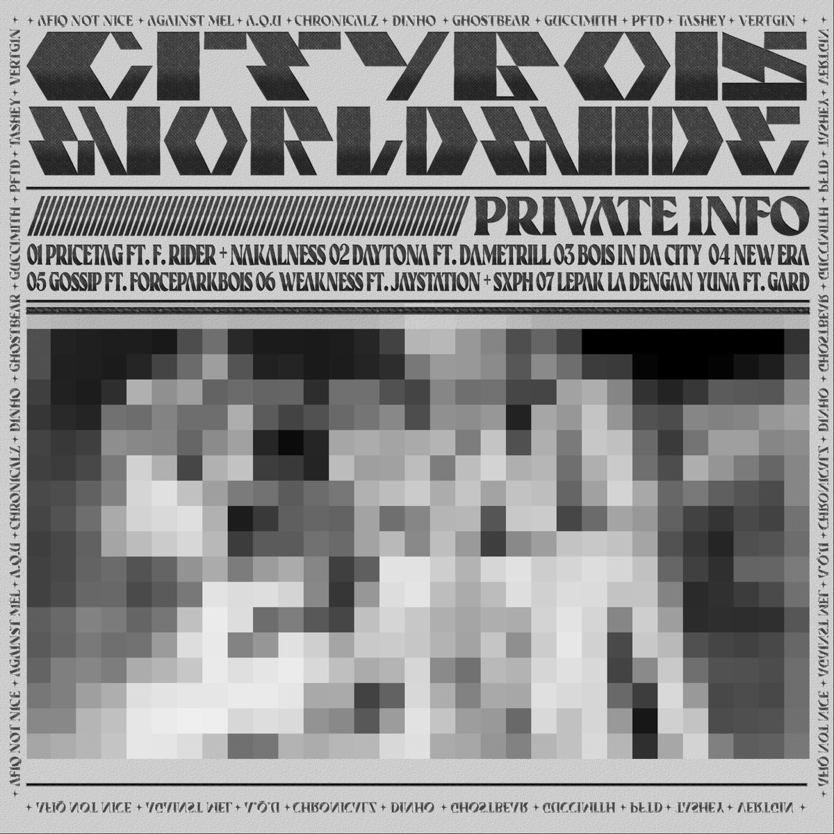 PRIVATE INFO by CITYBOIS album cover