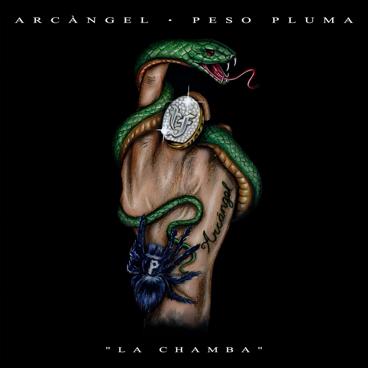 LA CHAMBA - Single by Arcángel & Peso Pluma album cover artwork