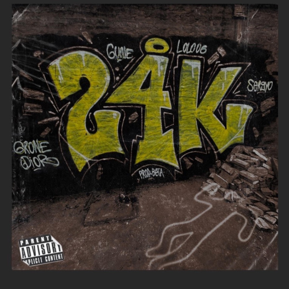 24k (Grone dior) (feat. Lolo OG & Sergyo) - Single by Gune album cover