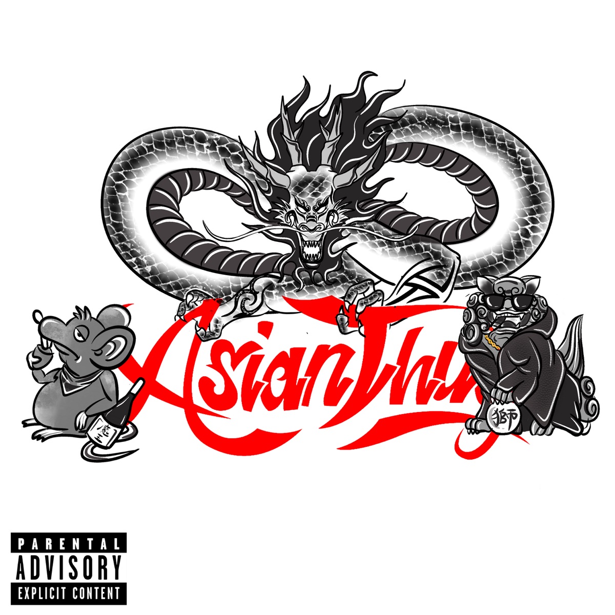 Asian Thug (feat. D+C, ROWSHI & ZANG HAOZI) - Single by DJ PuRio album cover