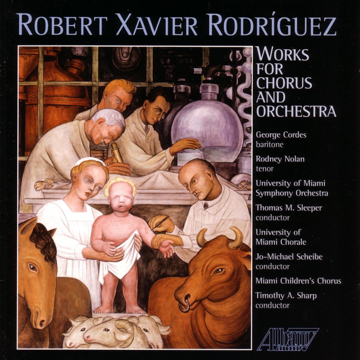 Rodriguez: Forbidden Fire by Thomas Sleeper & Univ. of Miami Symphony Orchestra & Chorale album cover