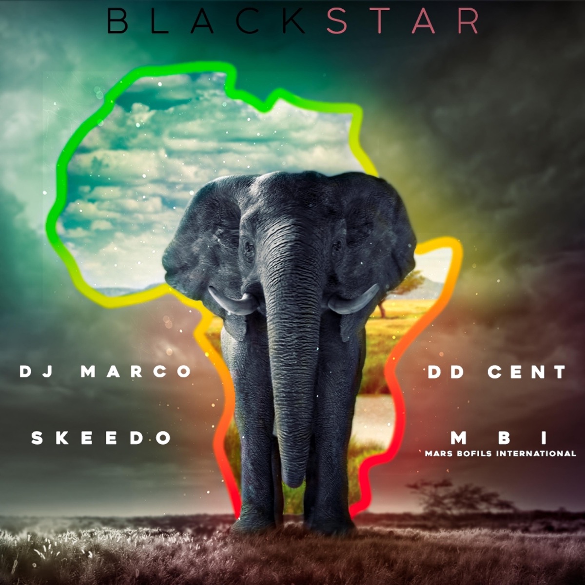 Black Star (feat. DD Cent, MBI & Skeedo) - Single by DJ MARCO The Phenomenal album cover