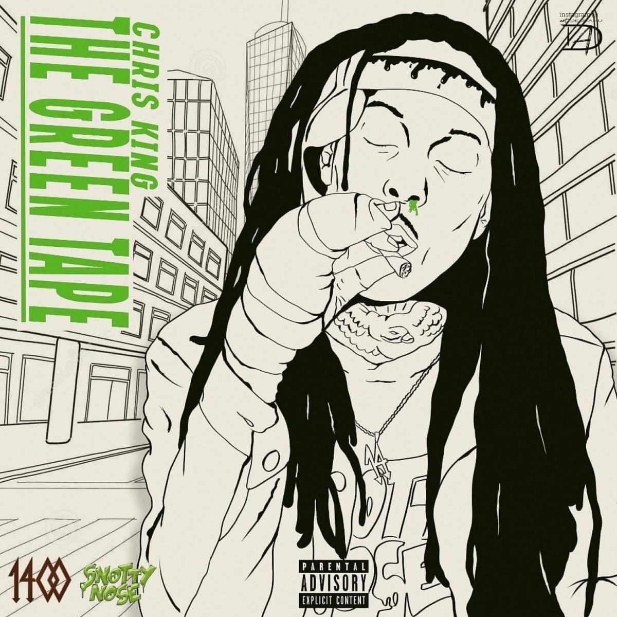 The Green Tape by Chris King album cover