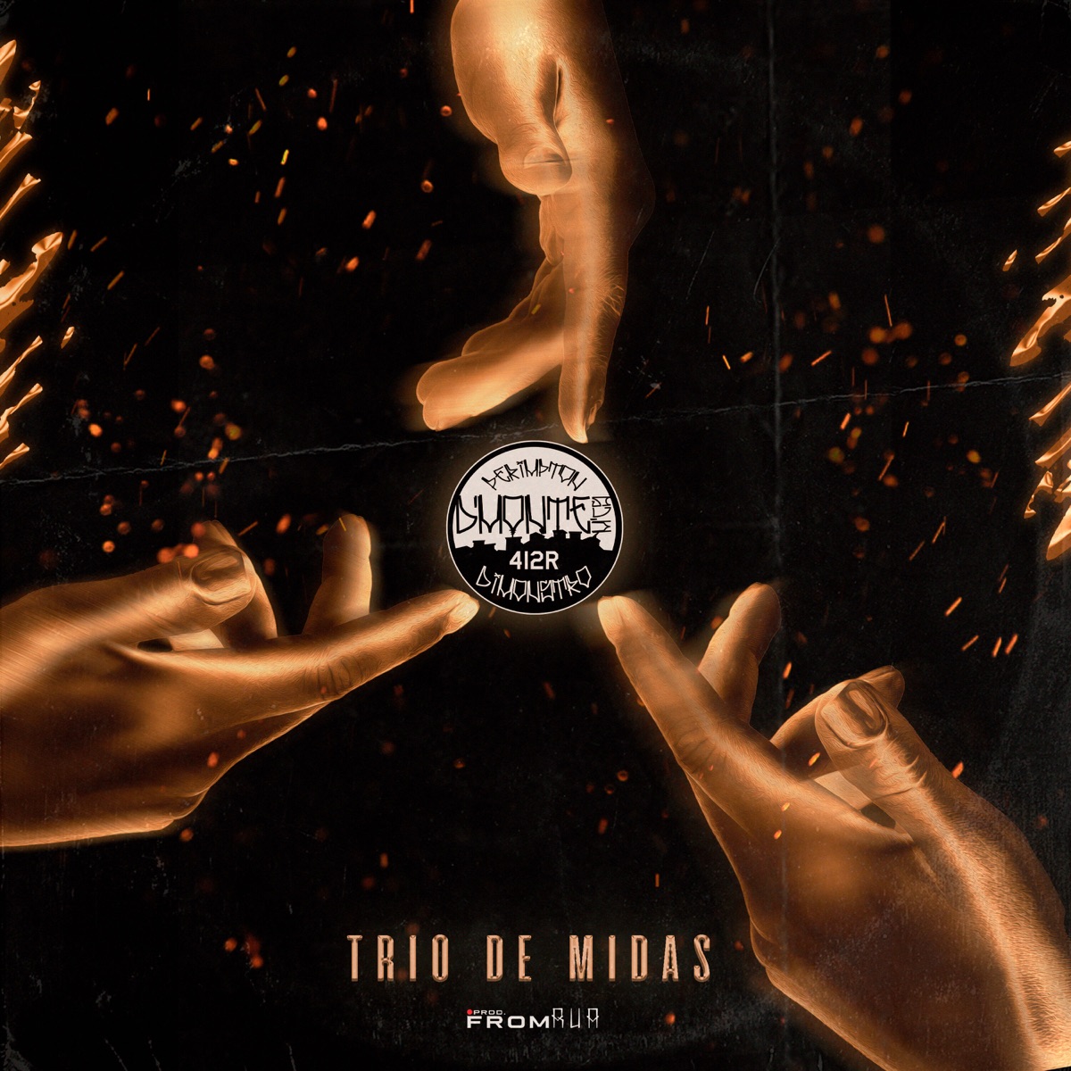 Trio de Midas - Single by D'Monte Mc's, FROM RUA PROD & Murilo Wentz album cover